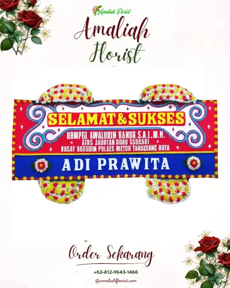 Papan Bunga Ucapan Selamat Sampalan