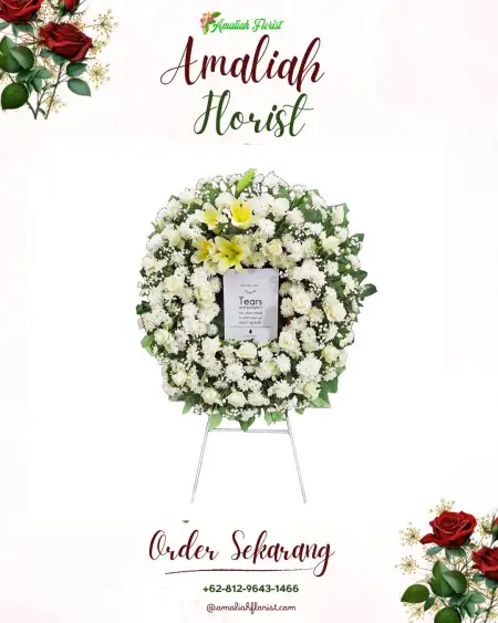 Krans Bunga Duka Sampalan